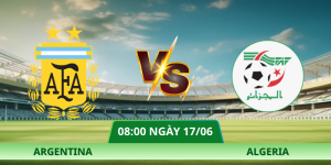 Nhận Định Argentina – Algeria Vào Lúc 08:00 Ngày 17/06